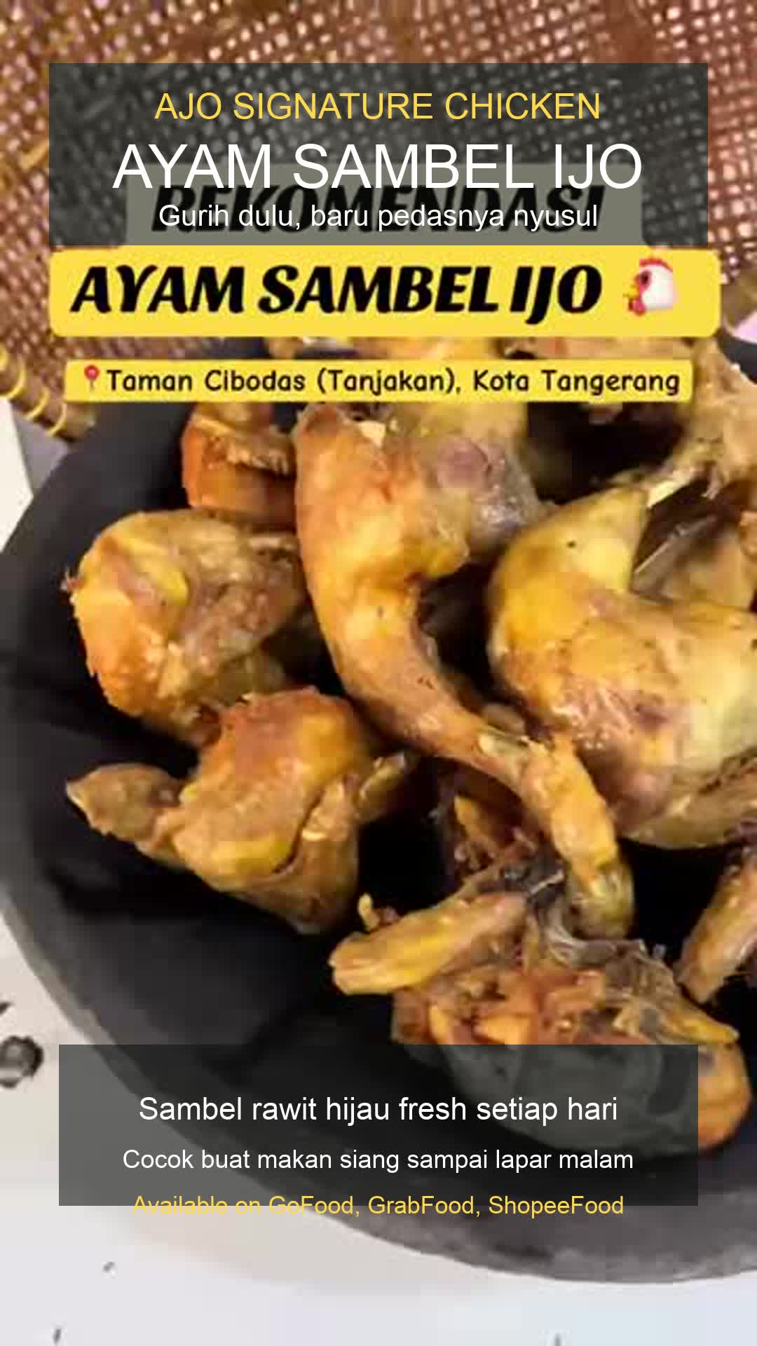 Thumbnail TikTok ayam sambel ijo AJO